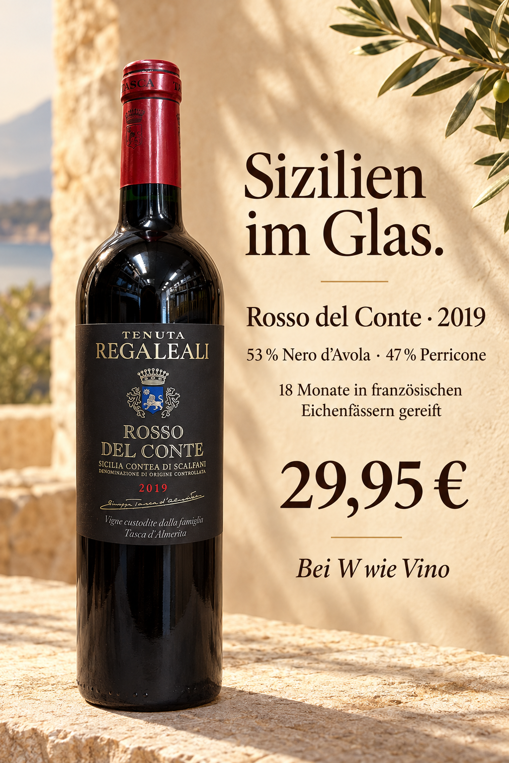 Rosso del Conte 2019 | Tenuta Regaleali